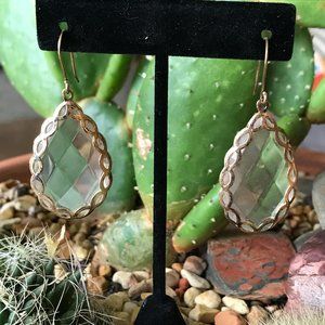 Tear Drop Crystal Earrings